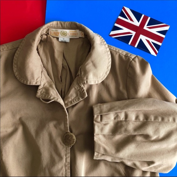 J. Crew Women’s Chino Classic Twill Tan Jacket - Picture 2 of 4